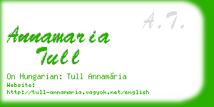 annamaria tull business card